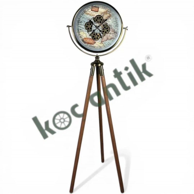 Aynalı Dünya Ayaklı Saat